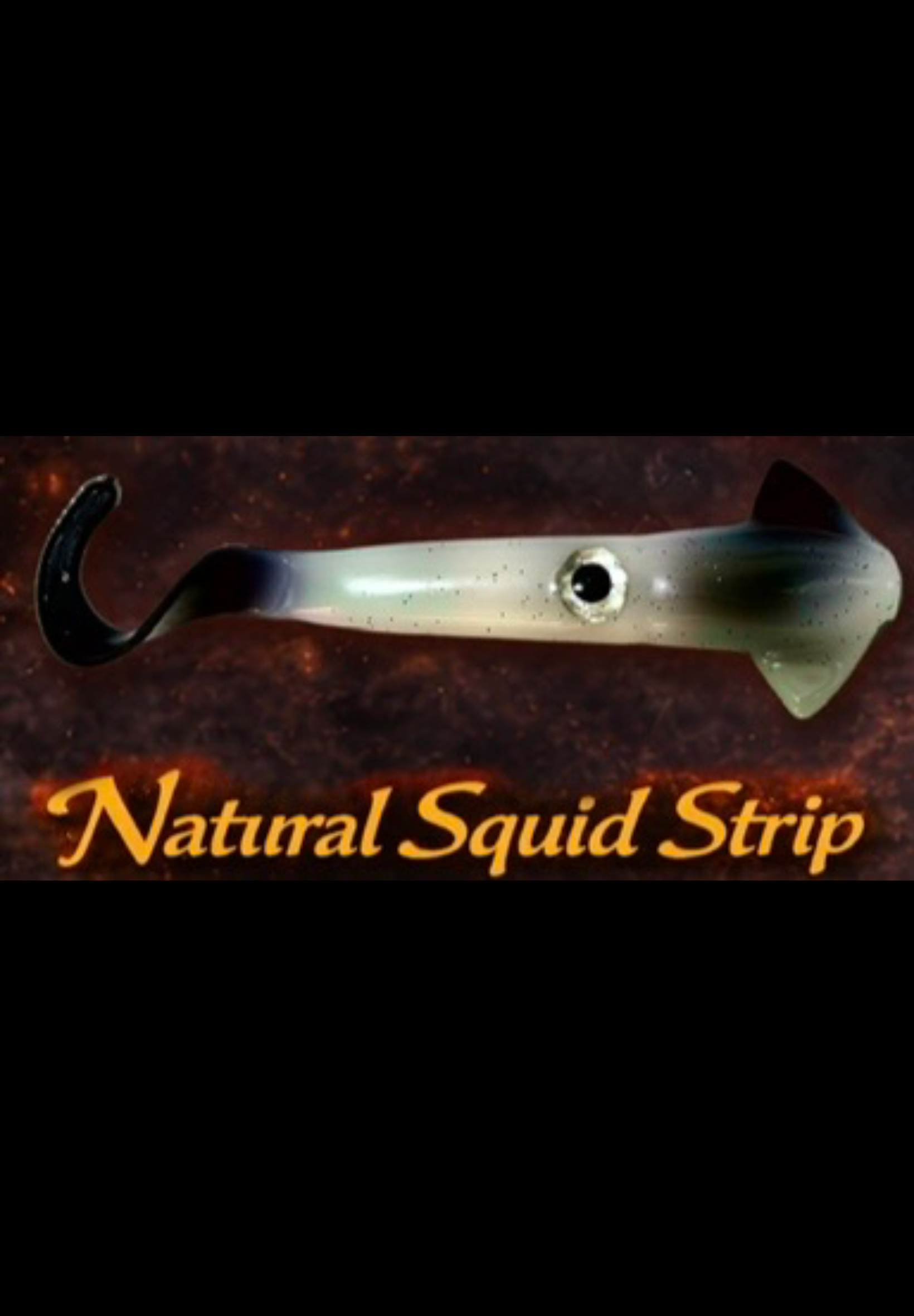 Squid Strip Natural Color 4 inch (3 pack)